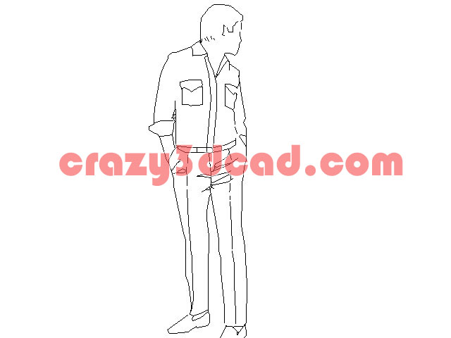Male back to the CAD block
